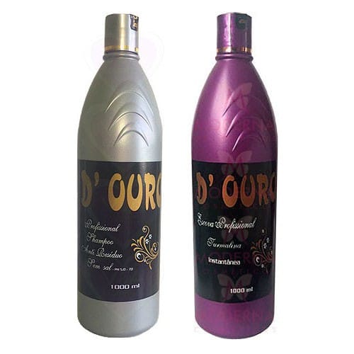 1 Progressiva D Ouro Turmalina + 1 Shampoo Anti Resíduos