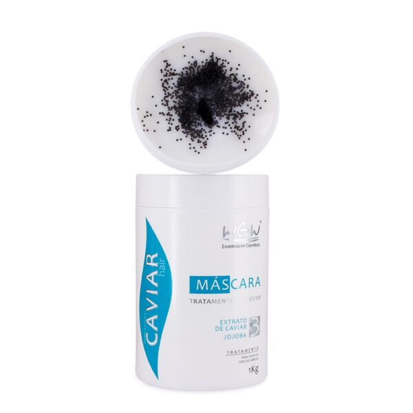 Creme Máscara Hidratação de Caviar Wgw 1 LItro - Imagem 2