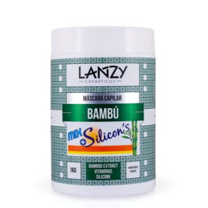 Máscara Hidratação Capilar Bambu Cabelos Macios 1kg Lanzy