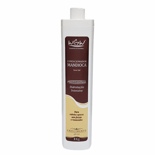 Kit Hidratação Tratamento Profissional Mandioca Wgw Cosméticos - Imagem 4