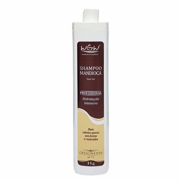 Kit Hidratação Tratamento Profissional Mandioca Wgw Cosméticos - Imagem 6