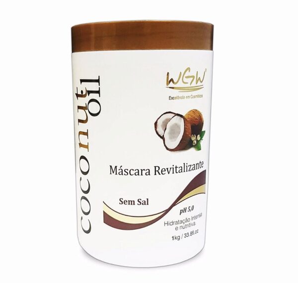 Kit Coconut Oil Profissional Hidratação Intensa Wgw Lanzy - Imagem 5