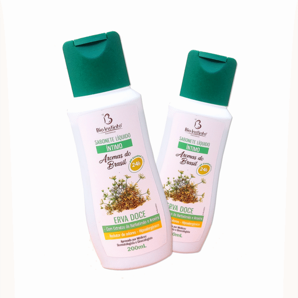 Sabonete Líquido Íntimo Erva Doce Aromas do Brasil Bio Instinto 200ml - Imagem 2