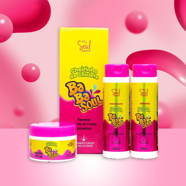 Kit Shampoo e Condicionador Babasoul Mascara Hidratação Soul Cosméticos - Imagem 2