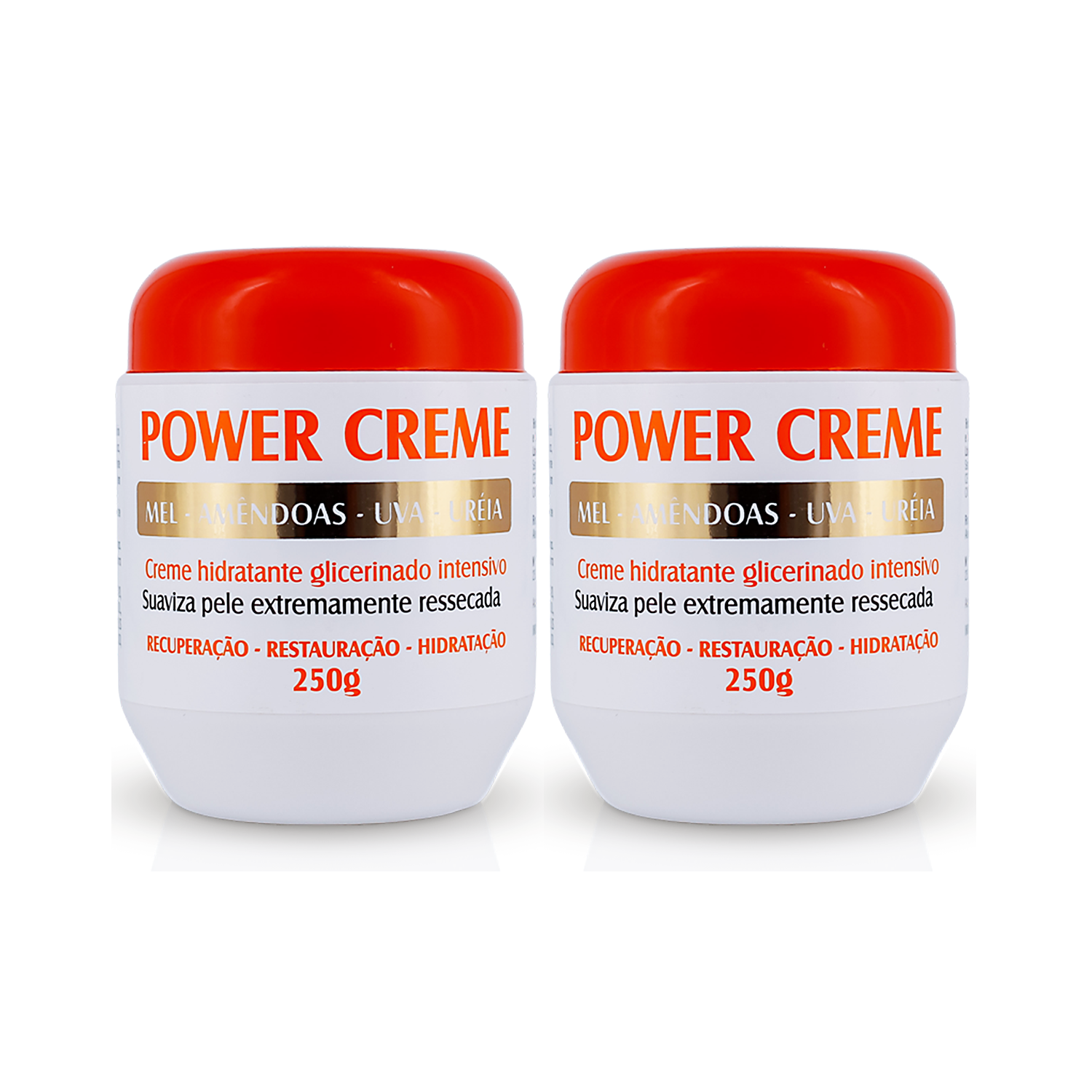 Kit 2 Creme Hidratante Cuidados com o Corpo Glicerinado 250g