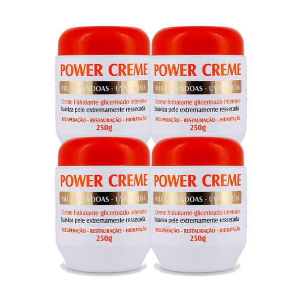 Kit 4 Creme Hidratante Cuidados com o Corpo Glicerinado 250g