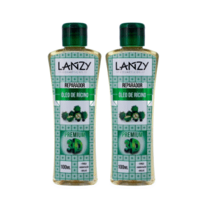 Kit 02 Reparadores de Pontas Oleo Ricino lanzy Premium 3d 100ml