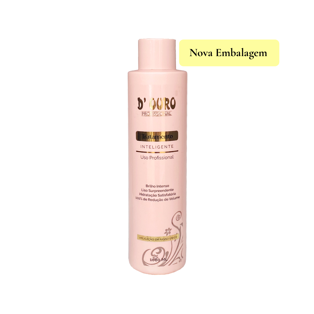 Progressiva D Ouro Tratamento Inteligente Exclusivo Salão 1 Litro
