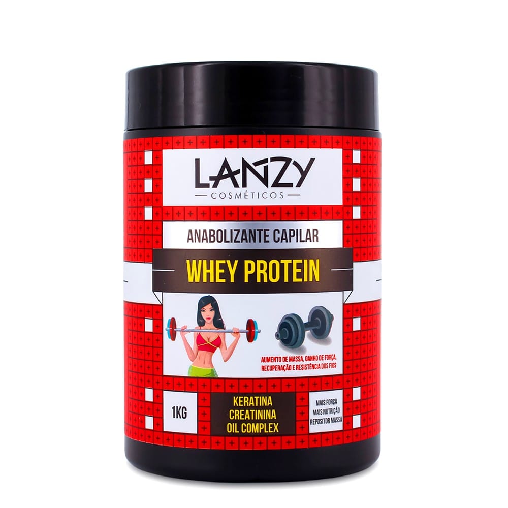 Creme Máscara Hidratação Anabolizante Capilar Whey Protein 1kg