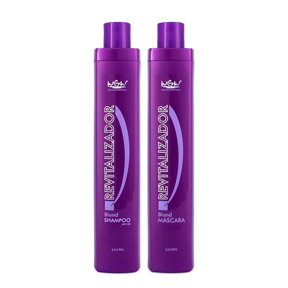 Kit Blond Revitalizador Capilar Shampoo E Máscara Wgw