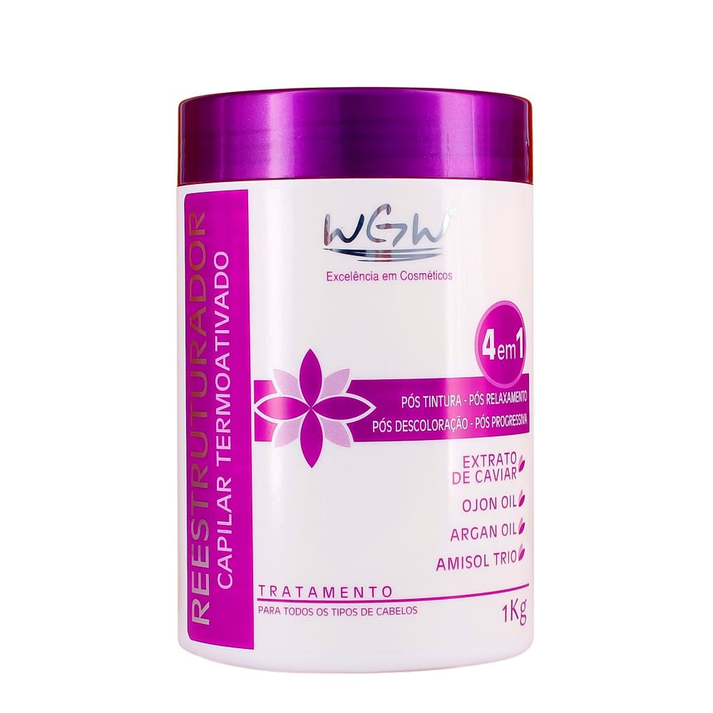 Mascara Hidratação 4 Em 1 Wgw Pós Quimica Pós Progressiva