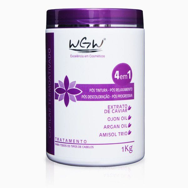 Mascara Hidratação 4 Em 1 Wgw Pós Relaxamento