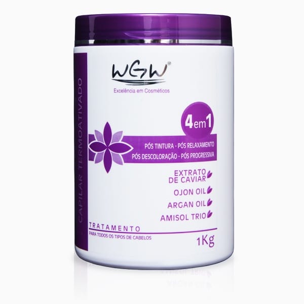 Mascara Hidratação 4 Em 1 Wgw Pós Tintura