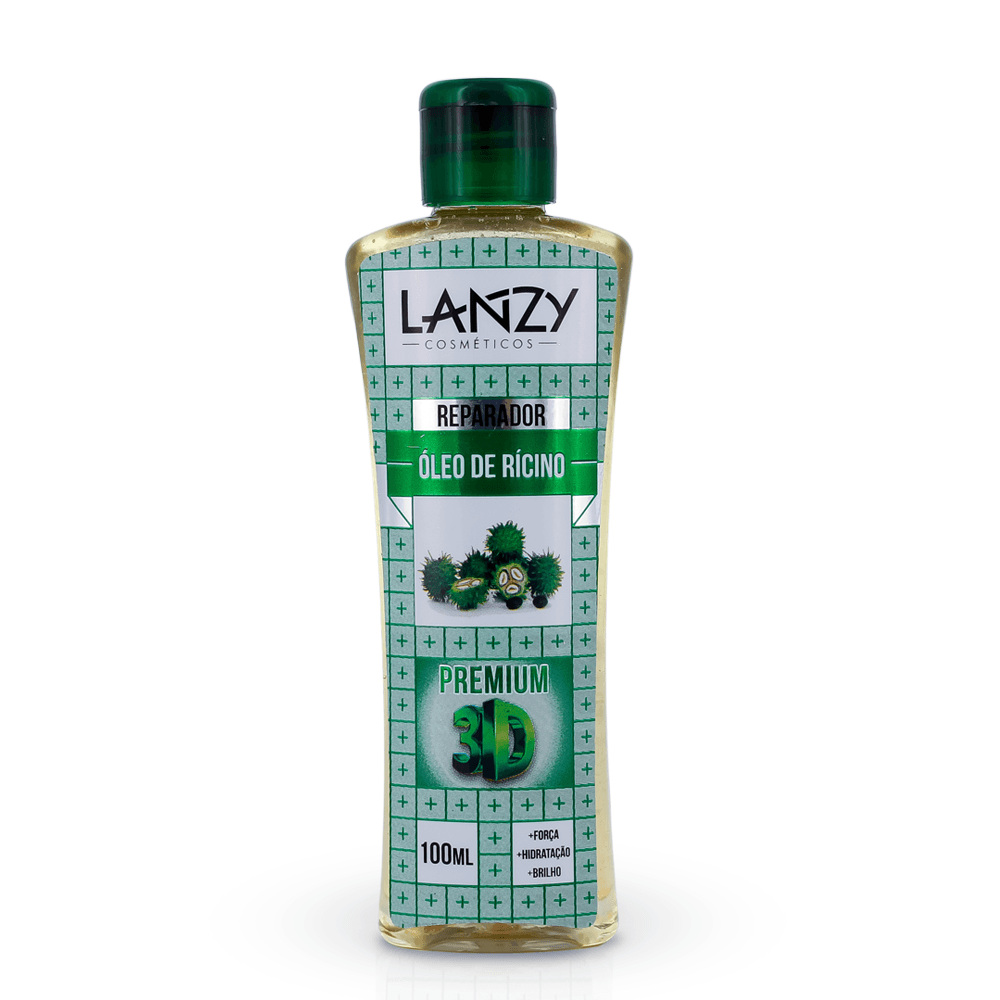 Reparador de Pontas Oleo Ricino lanzy Premium 3d 100ml