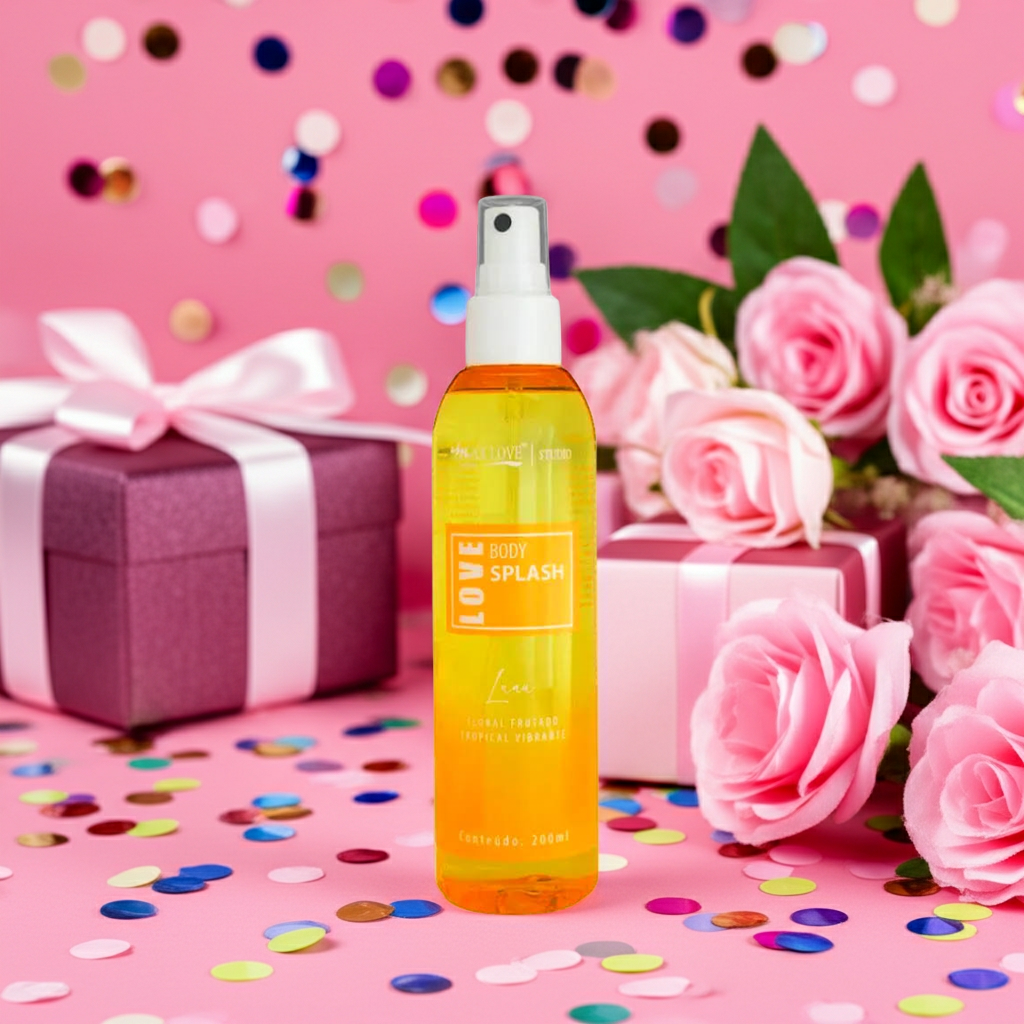 Body Splash Luau Max Love 200ml - Imagem 4