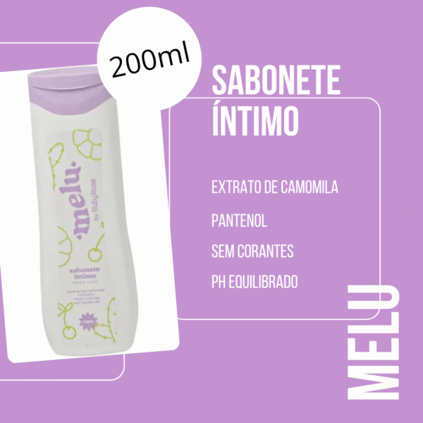 Sabonete Íntimo Melu By Ruby Rose Care Fresh Lilac 200ml - Imagem 2