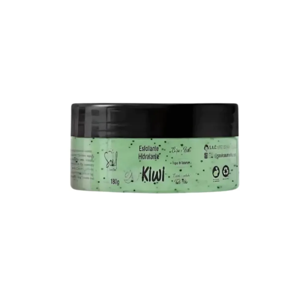 Esfoliante Hidratante Corpo e Rosto Kiwi Soul Cosméticos 180g