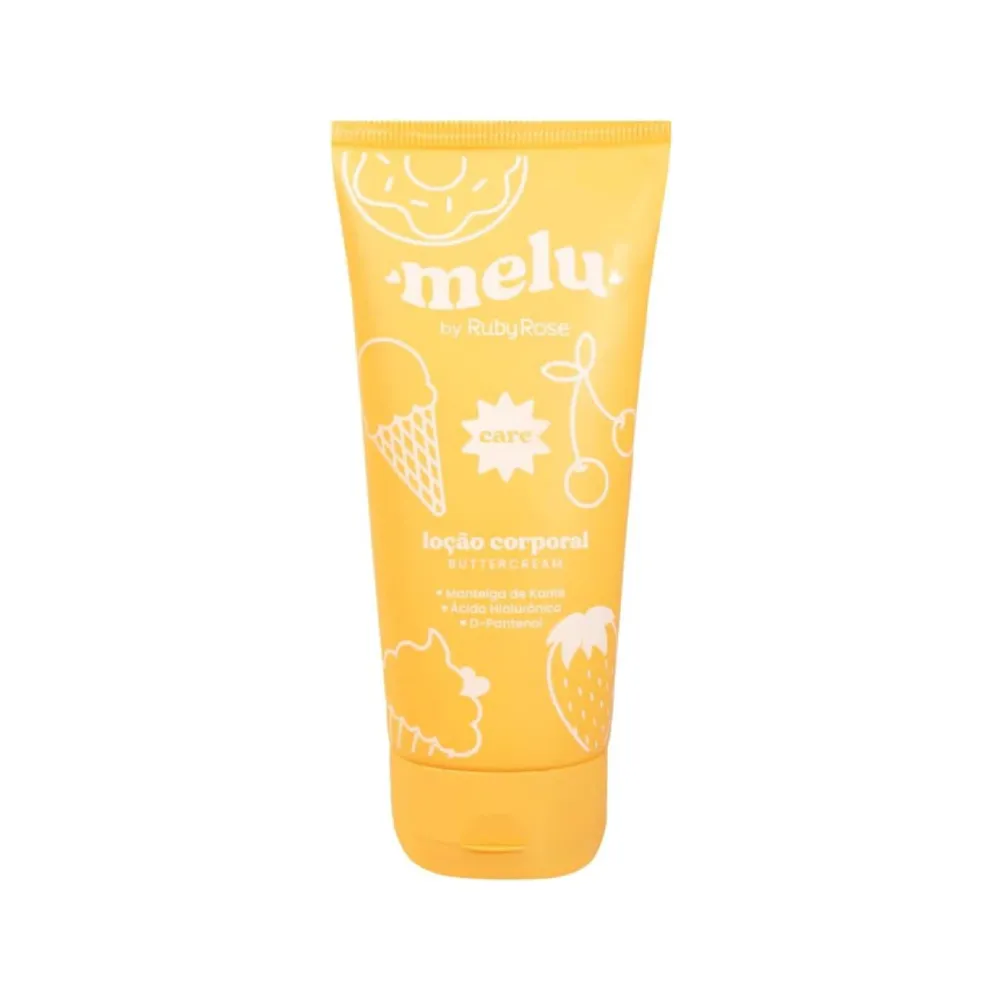 Loção Corporal Melu ButterCream by Ruby Rose Hidratante 200ml