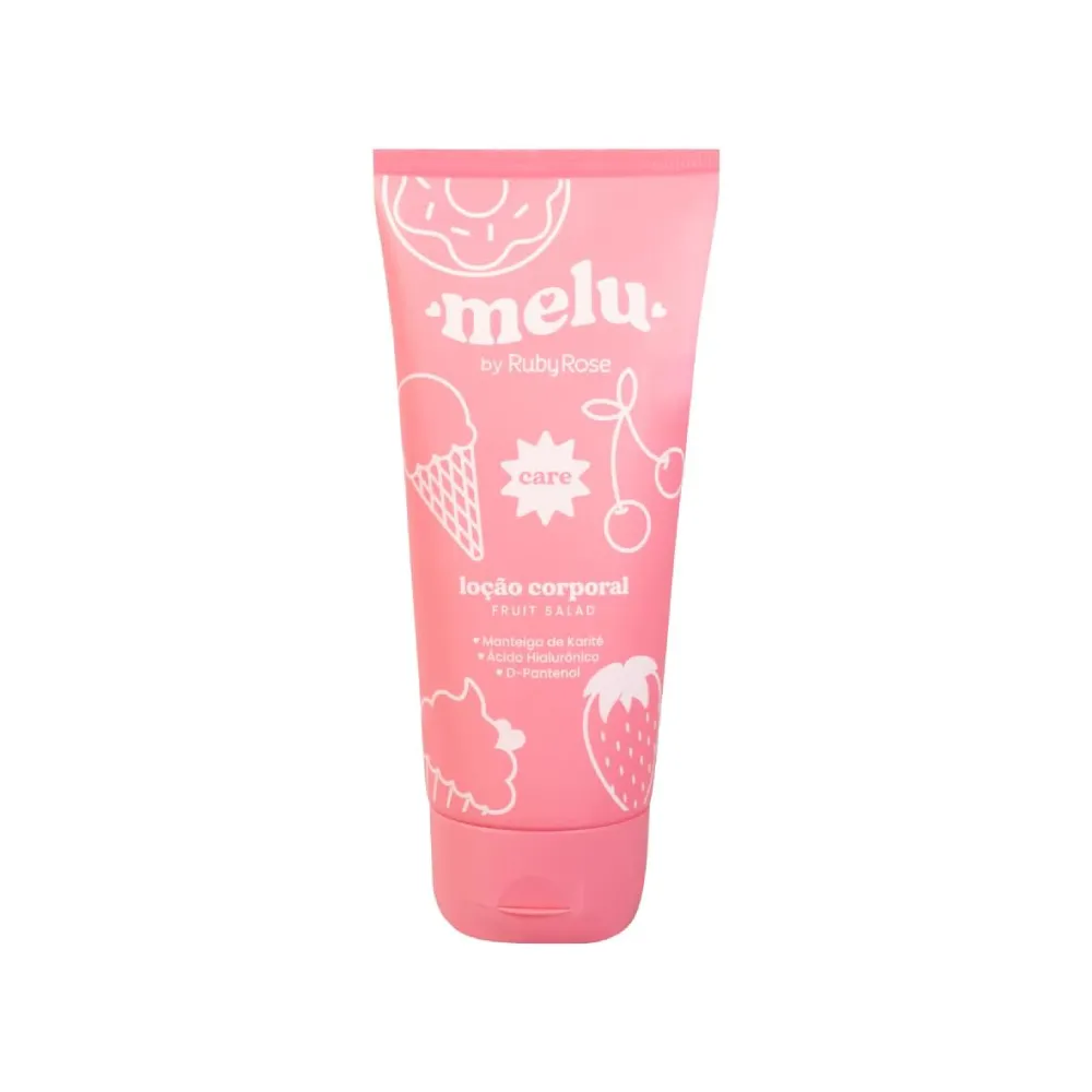 Loção Corporal Melu Fruit Salad by Ruby Rose Hidratante 200ml