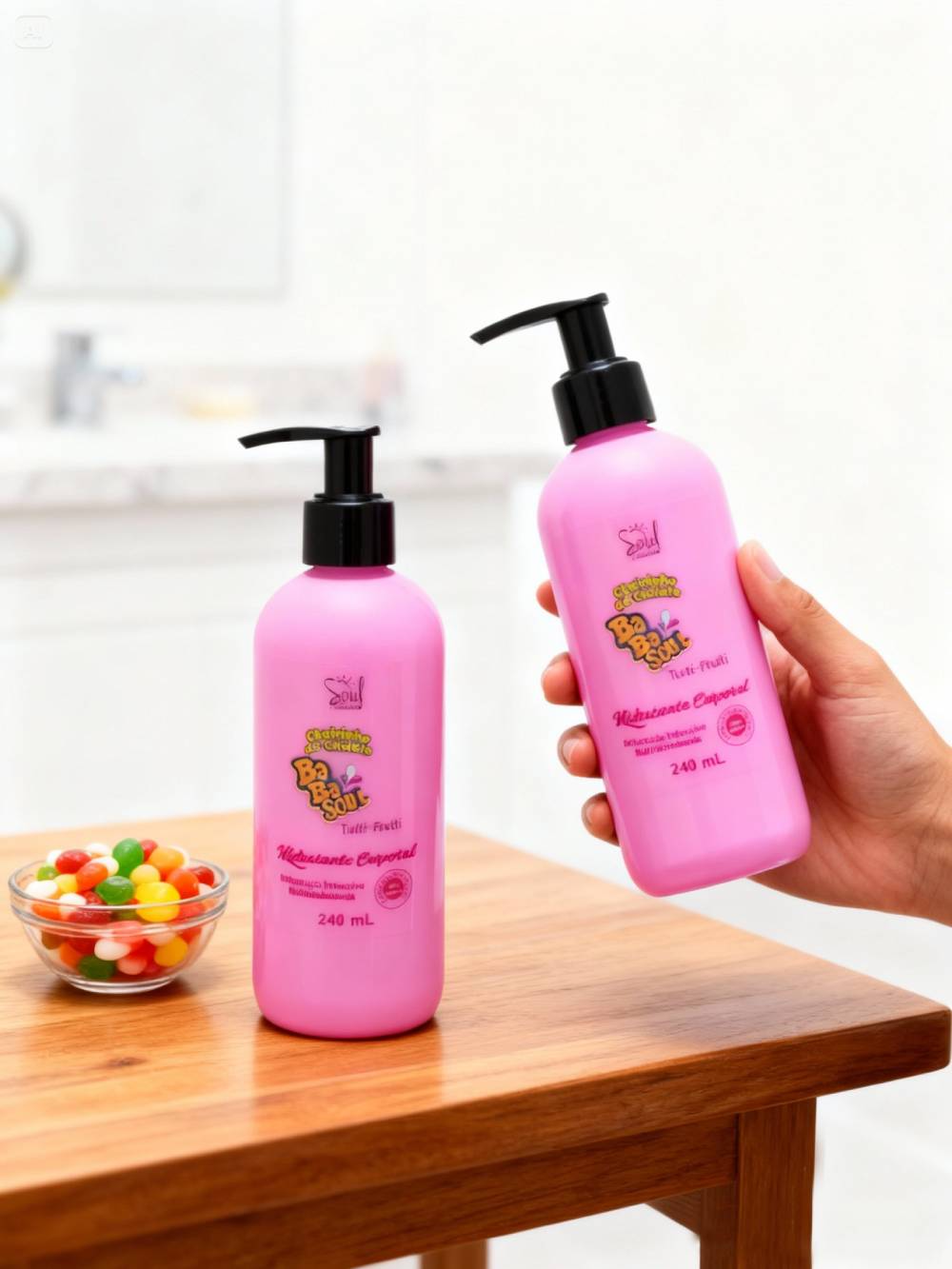 Hidratante Corporal BabaSoul Tutti-Frutti Soul Cosméticos 240ml 3